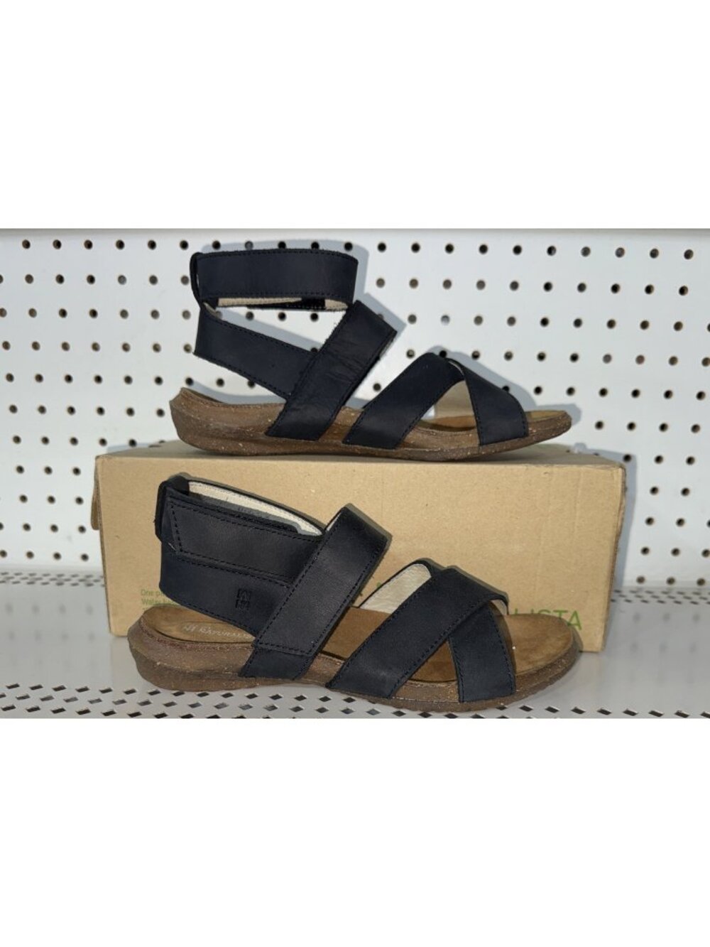 El Naturalista Wakataua Womens Leather Strappy Flat Sandals Size EU 36 US 6